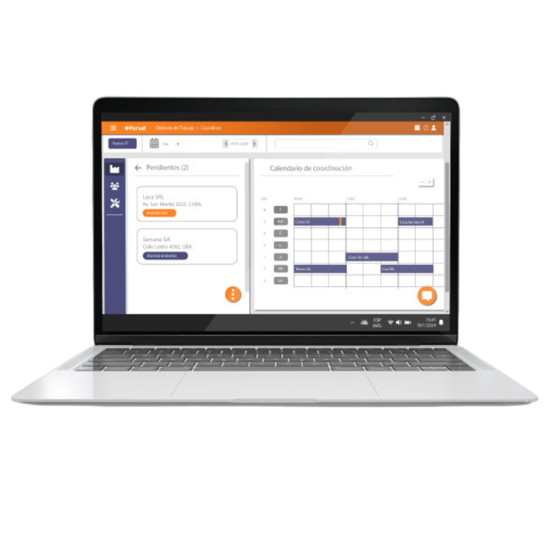 Planificación y asignación de visitas técnicas