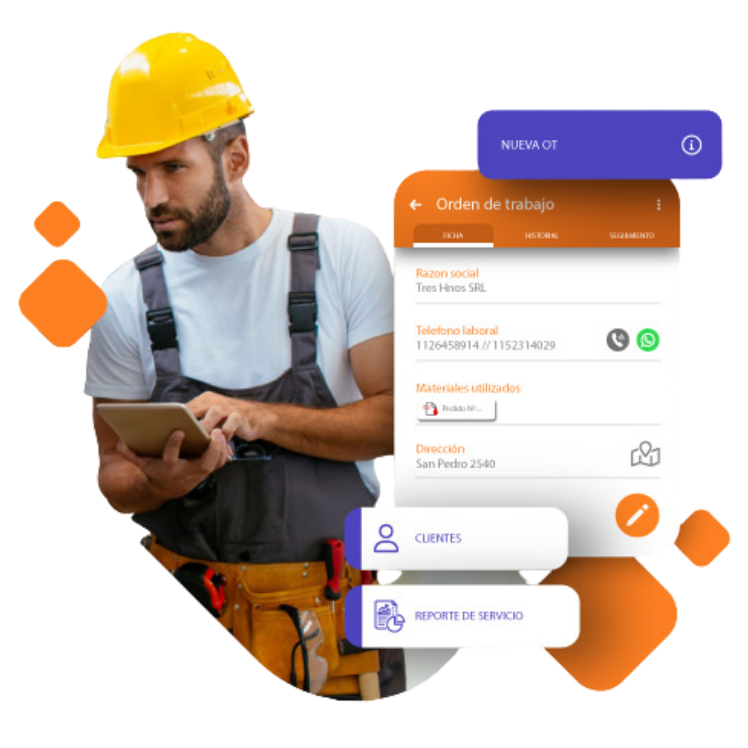 Digitalización de órdenes de trabajo