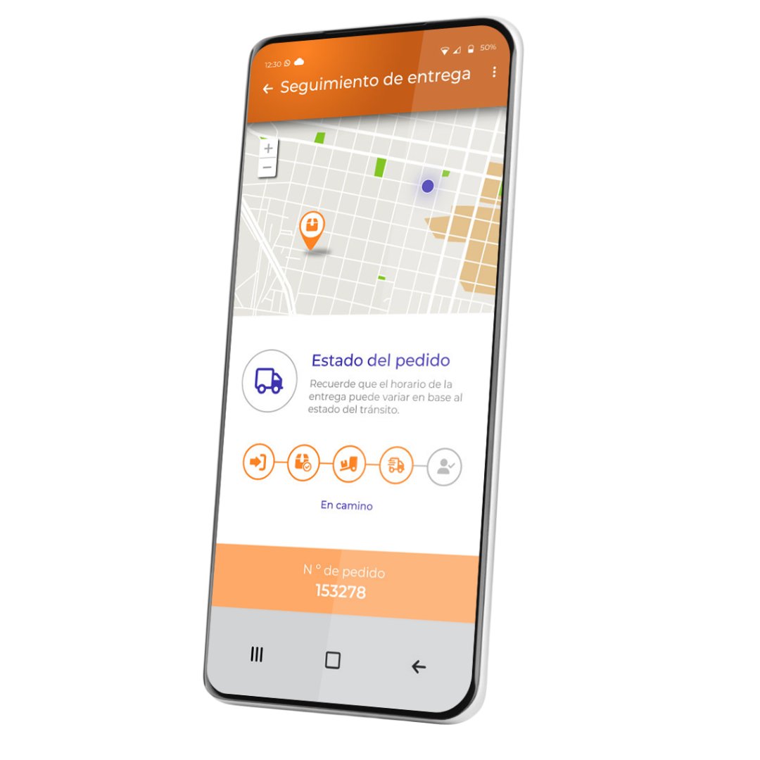 Información sincronizada con ERP y WMS